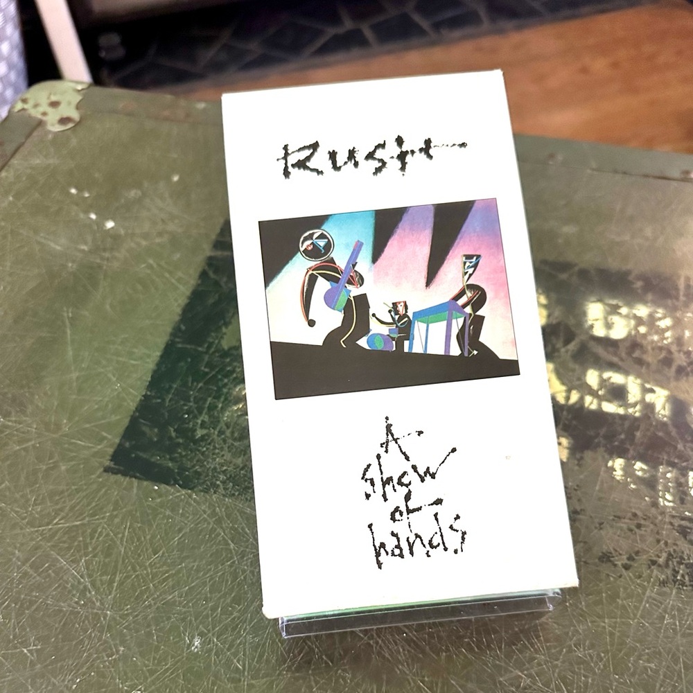 Rush show of hands vhs tape